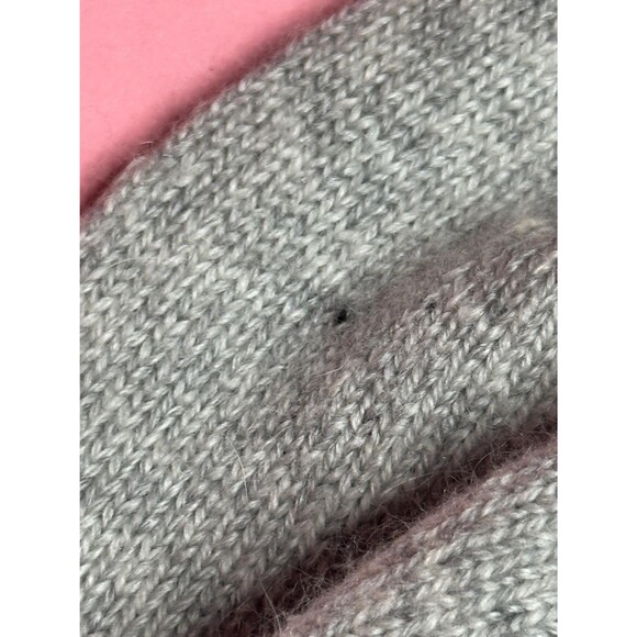 1990s-Y2K. RETRO SPORT Faux Fur. Plush Detachable Collar Cardigan Sweater. S-M - Picture 8 of 9